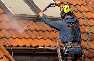 Démoussage et hydrofuge de toiture à Plounévez-Moëdec